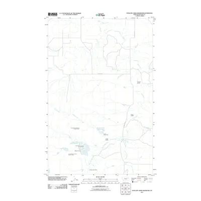 2011 Map of Antelope Creek Reservoir, 2011 Print