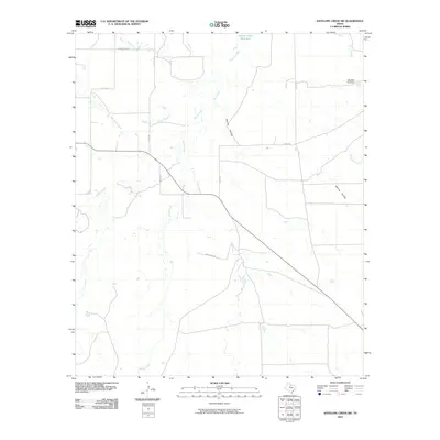 2010 Map of Antelope Creek SW, 2010 Print