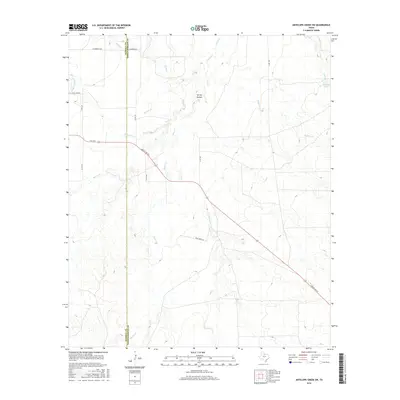 2016 Map of Antelope Creek SW, 2016 Print