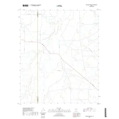 2019 Map of Antelope Creek SW, 2019 Print