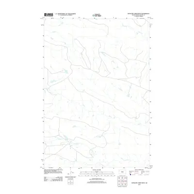 2012 Map of Antelope Creek West, 2012 Print