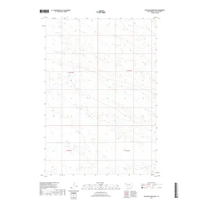 2017 Map of Antelope Creek West, 2017 Print