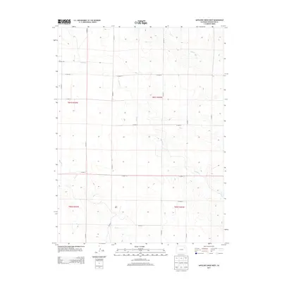 2013 Map of Antelope Creek West, 2013 Print