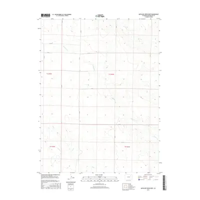 2016 Map of Antelope Creek West, 2016 Print