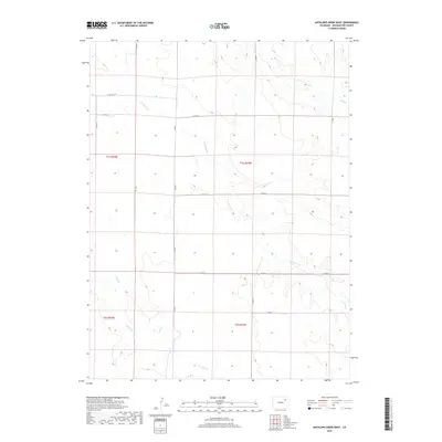 2019 Map of Antelope Creek West, 2019 Print