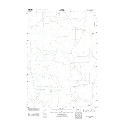 2012 Map of Antelope Draw, 2012 Print