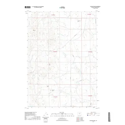 2017 Map of Antelope Draw, 2017 Print
