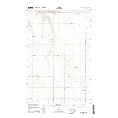 2014 Map of Antelope Flat, 2014 Print