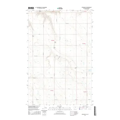 2017 Map of Antelope Flat, 2017 Print