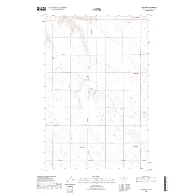 2020 Map of Antelope Flat, 2020 Print