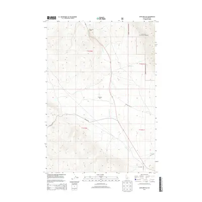 2013 Map of Antelope Flat, 2013 Print