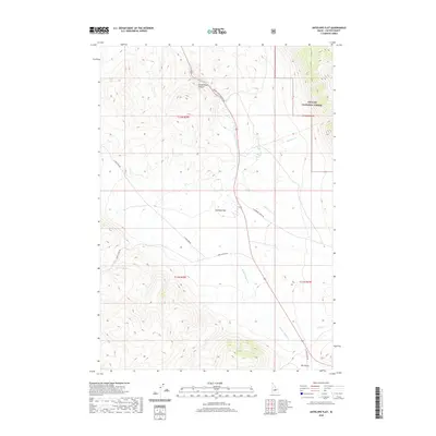 2020 Map of Antelope Flat, 2020 Print
