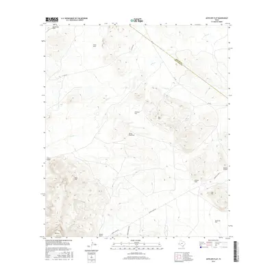 2016 Map of Antelope Flat, 2016 Print