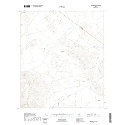 2019 Map of Antelope Flat, 2019 Print
