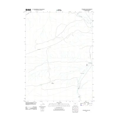 2012 Map of Antelope Flats, 2012 Print