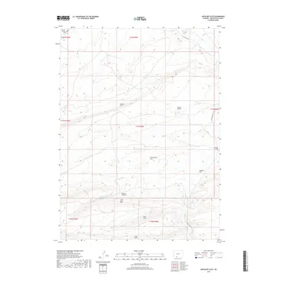 2017 Map of Antelope Flats, 2017 Print