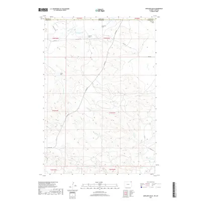 2017 Map of Antelope Gulch, 2017 Print