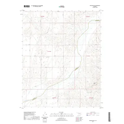 2018 Map of Antelope Hills, 2018 Print