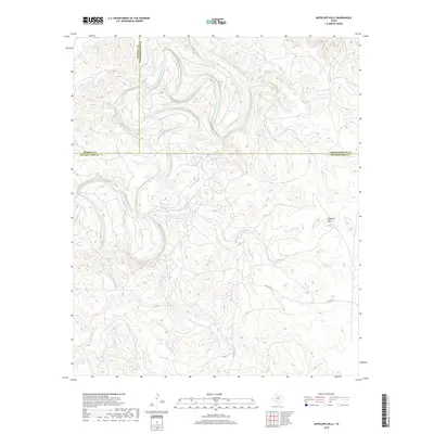 2019 Map of Antelope Hills, 2019 Print