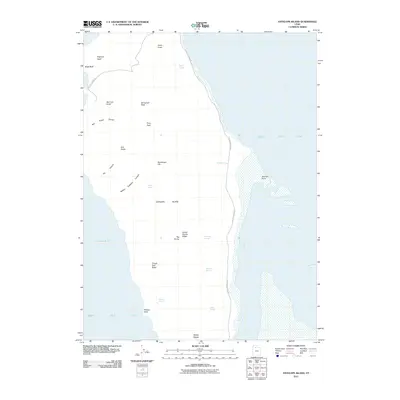 2011 Map of Antelope Island, 2011 Print