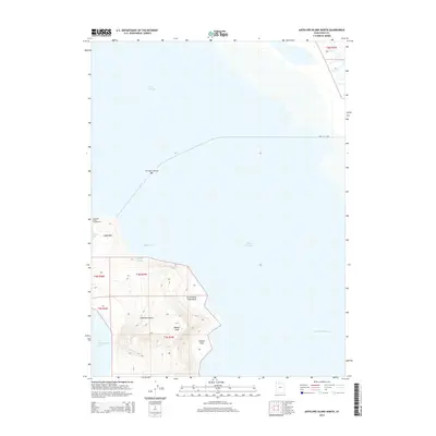 2014 Map of Antelope Island North, 2014 Print