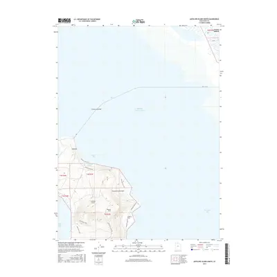 2017 Map of Antelope Island North, 2017 Print