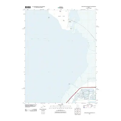 2011 Map of Antelope Island South, 2011 Print