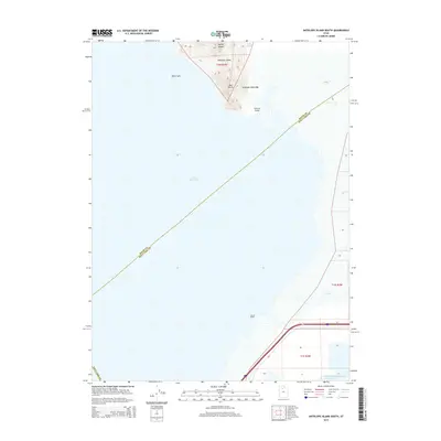 2014 Map of Antelope Island South, 2014 Print