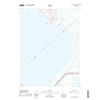 2020 Map of Antelope Island South, 2020 Print