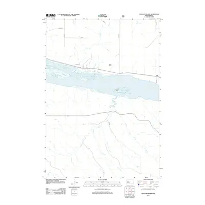 2012 Map of Antelope Island, 2012 Print