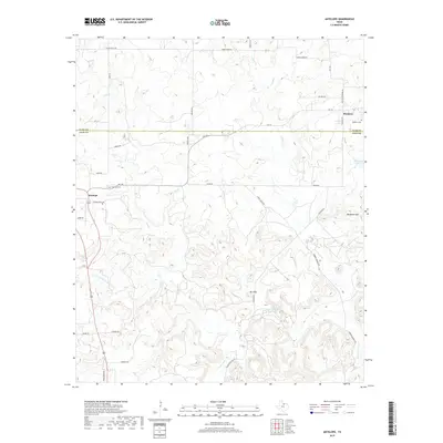 2019 Map of Antelope, 2019 Print