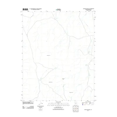 2011 Map of Antelope Knoll, 2011 Print