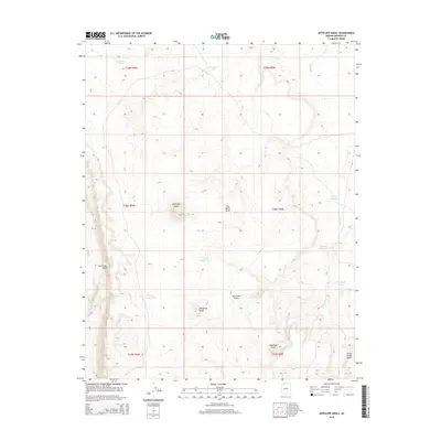 2014 Map of Antelope Knoll, 2014 Print