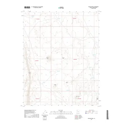 2018 Map of Antelope Knoll, 2018 Print