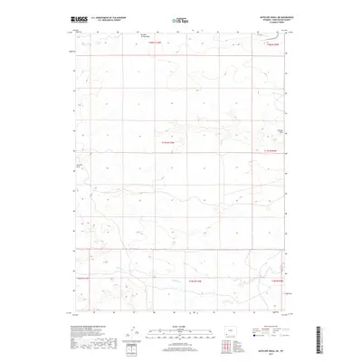 2017 Map of Antelope Knoll NE, 2017 Print