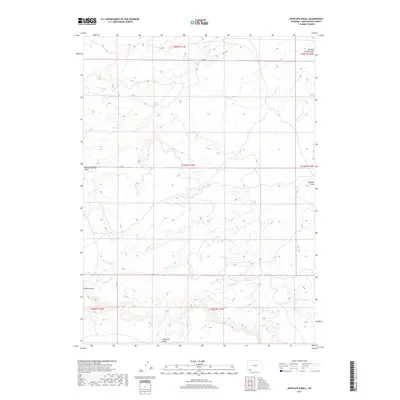 2017 Map of Antelope Knoll, 2017 Print