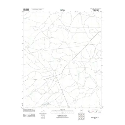 2011 Map of Antelope Lake, 2011 Print