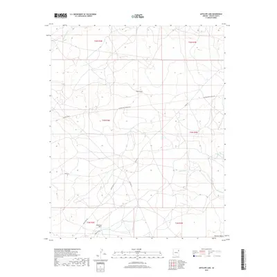2018 Map of Antelope Lake, 2018 Print