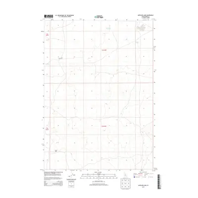 2013 Map of Antelope Lake, 2013 Print