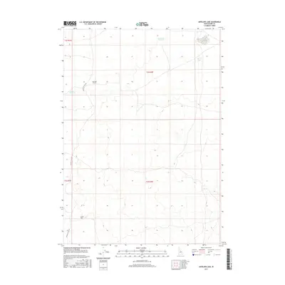 2017 Map of Antelope Lake, 2017 Print