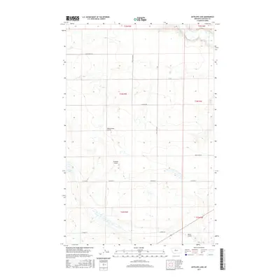 2017 Map of Antelope Lake, 2017 Print