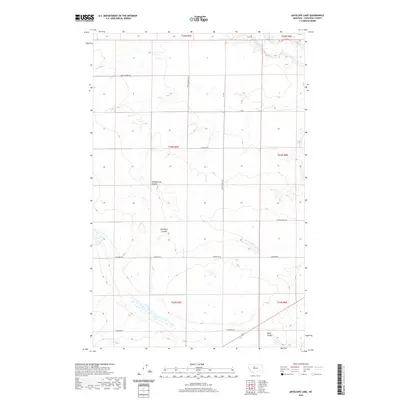 2020 Map of Antelope Lake, 2020 Print