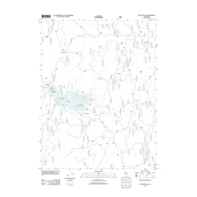 2012 Map of Antelope Lake, 2012 Print