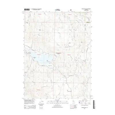 2015 Map of Antelope Lake, 2015 Print
