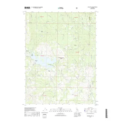 2018 Map of Antelope Lake, 2018 Print