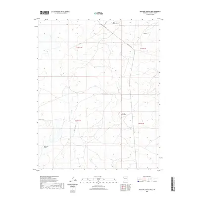2020 Map of Antelope Lookout Mesa, 2020 Print