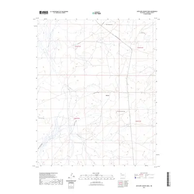 2023 Map of Antelope Lookout Mesa, 2023 Print