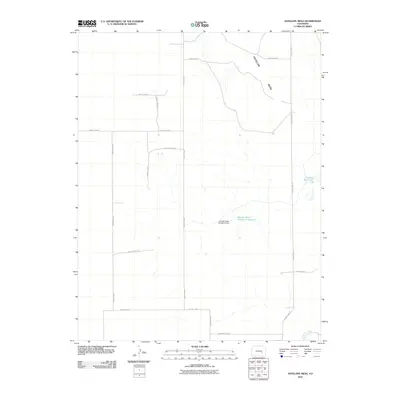 2010 Map of Antelope Mesa, 2010 Print