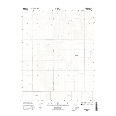 2016 Map of Antelope Mesa, 2016 Print