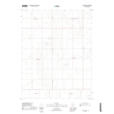 2019 Map of Antelope Mesa, 2019 Print